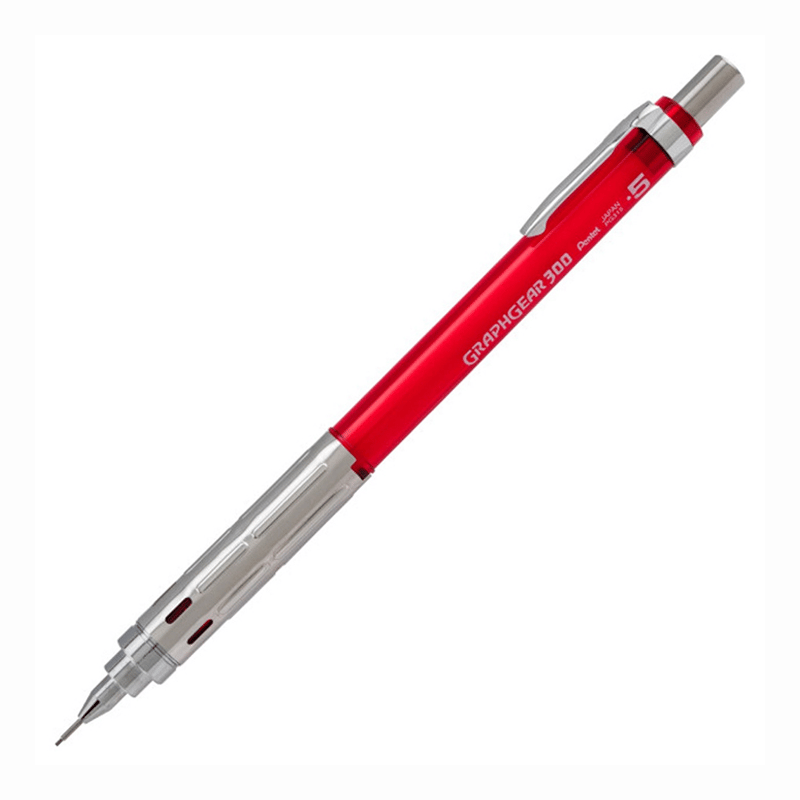 MarkasızPentel Graphgear 300 Mekanik Kurşun Kalem pg315-TBX 0.5 KırmızıY00044507