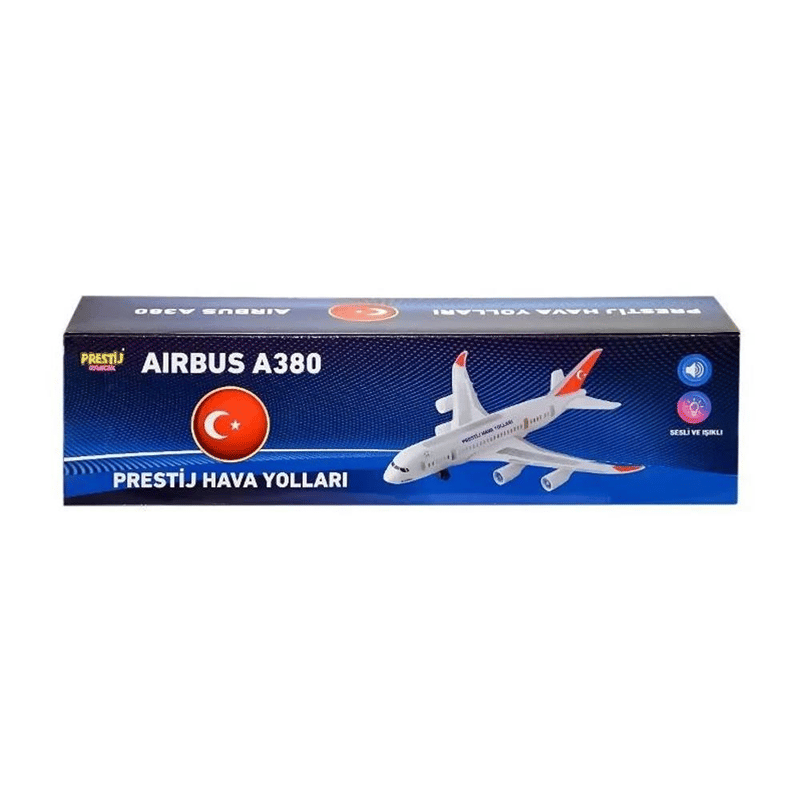 PRESTİJ OYUNCAKPRESTİJ 1505 KUTULU IŞIKLI MÜZİKLİ A380 UÇAK6971155815051