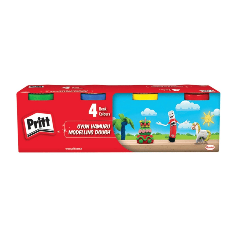 PRİTTPRİTT 1831458 OYUN HAMURU PLAY DOUGH 4 RENK 100GR288632