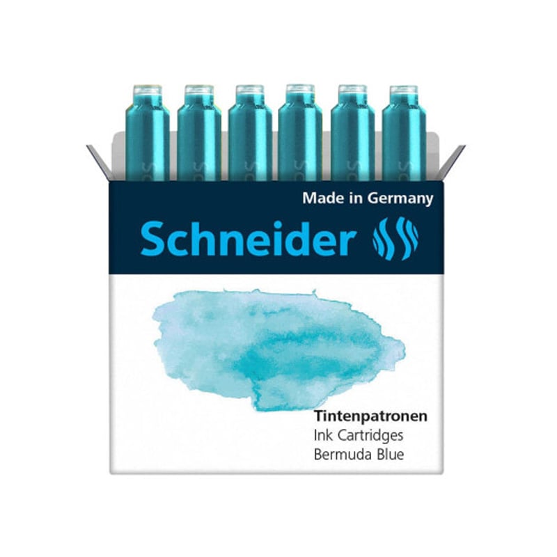 SCHNEIDERSCHNEIDER KARTUŞ 6'LI TURKUAZ-BERMUDA BLUE4004675147592