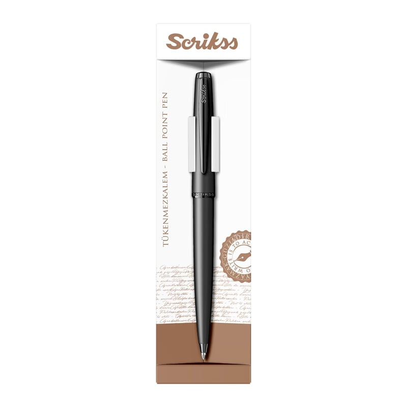 SCRIKSSSCRİKSS 78MB TÜKENMEZ KALEM MAT SİYAH8690187391774