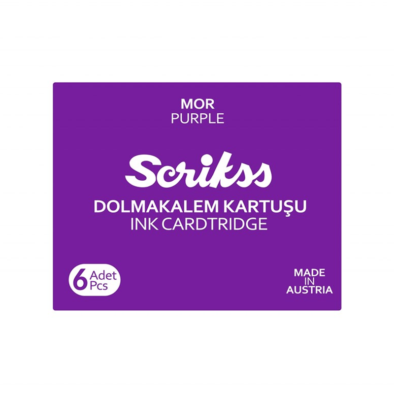 SCRIKSSScrikss Dk. Kartuşu Mor 6 lı8690187384875