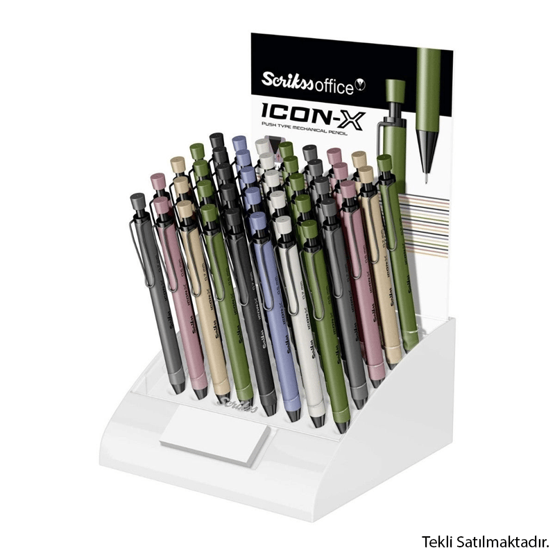 SCRIKSSScrikss ICON-X VERSATİL KALEM 0.7 SİYAH8690187390326