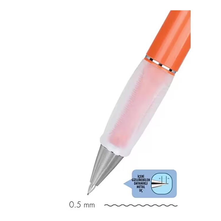 Serve Serve Deep Mekanik Kurşun Kalem 0.5 Mm Toprak Serisi Açık Kahverengi8680869459380