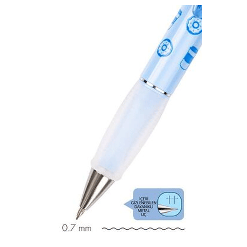 Serve Serve Deep Mekanik Kurşun Kalem 0.7 mm Tatlı Serisi Kahve Ve Donut8680869455344