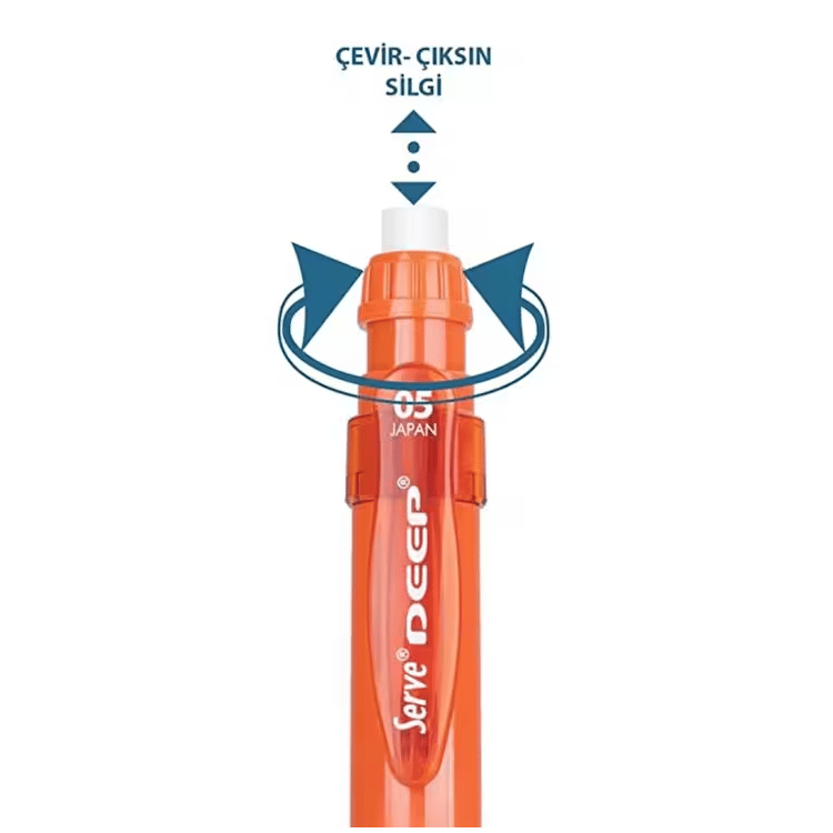 Serve Serve Deep Mekanik Kurşun Kalem 0.5 Mm Toprak Serisi Açık Kahverengi8680869459380