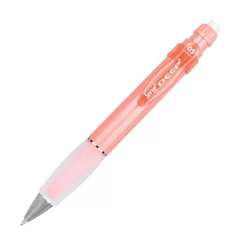 SERVESERVE DEEP MEKANİK KURŞUN KALEM 0.5 MM TOPRAK SERİSİ  PEMBE8680869459304