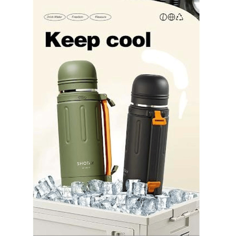 SHOTAY TERMOS VE MATARALARISHOTAY CAMPER LARGE ÇELİK TERMOS MATARA 2000ML6953125382565