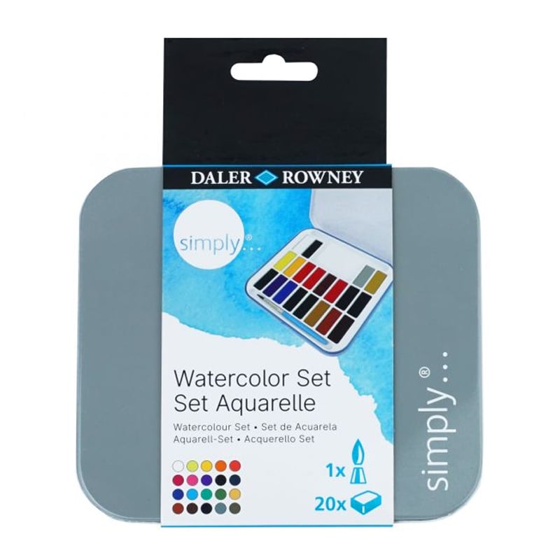 SİMPLYSIMPLY 134500016 WATERCOLOUR 20-PAN SET5011386145600