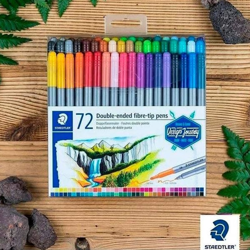 MarkasızStaedtler Çift Fiber Uçlu Kalem Seti 72 li345523