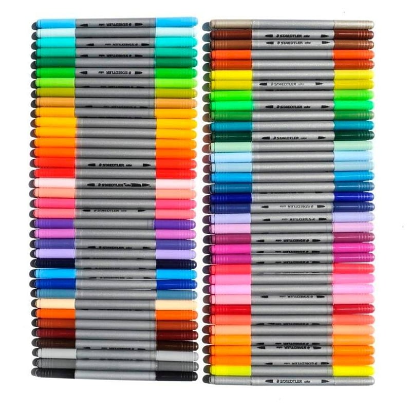 MarkasızStaedtler Çift Fiber Uçlu Kalem Seti 72 li345523