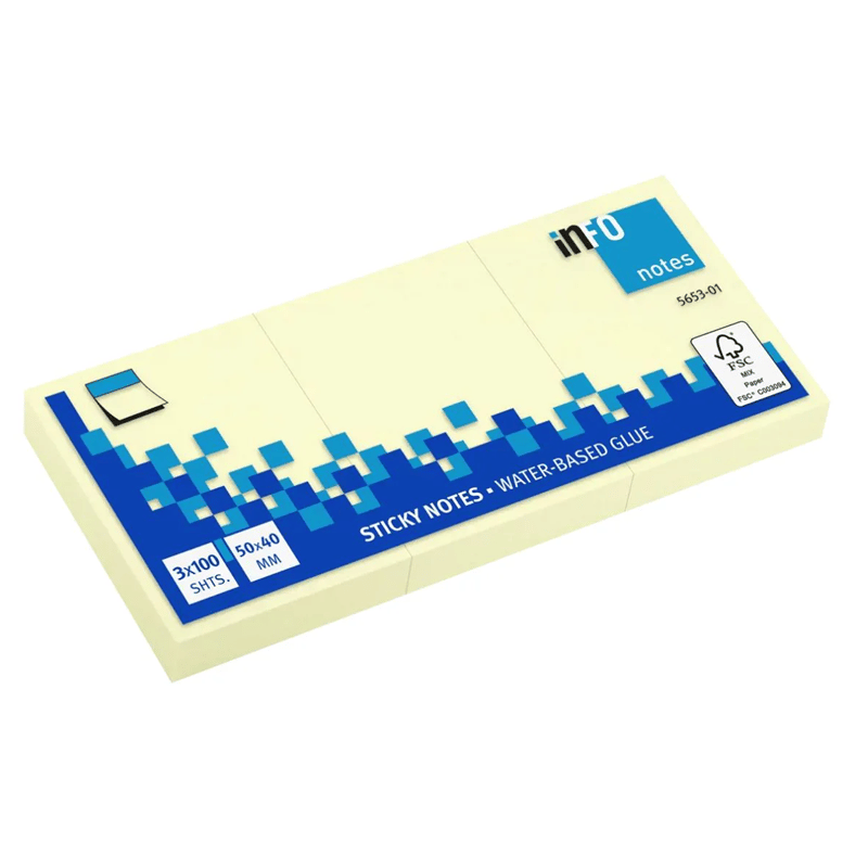 MarkasızSTİCKY NOTES 50x40 SARI356145