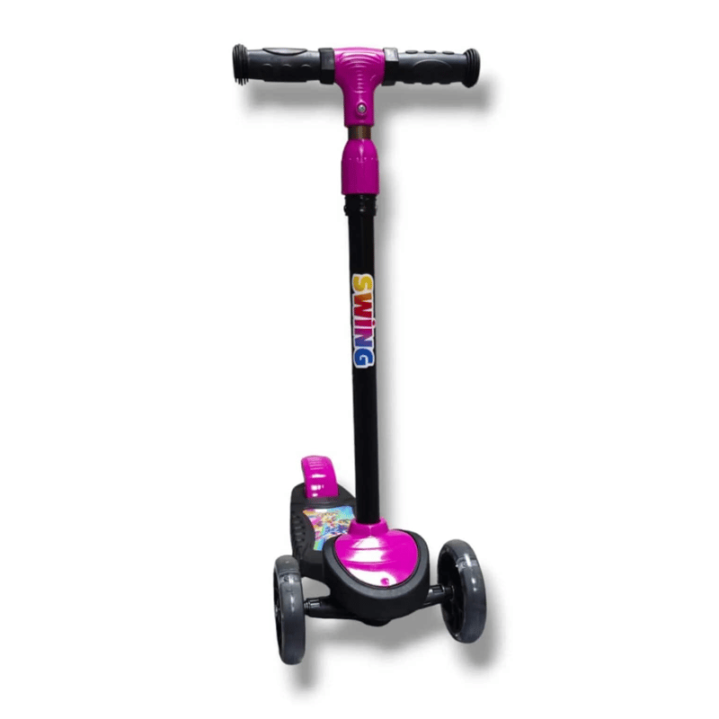 SWİNGSWİNG SCOOTER PEMBE IŞIKLI SWSCS5-18683318450792