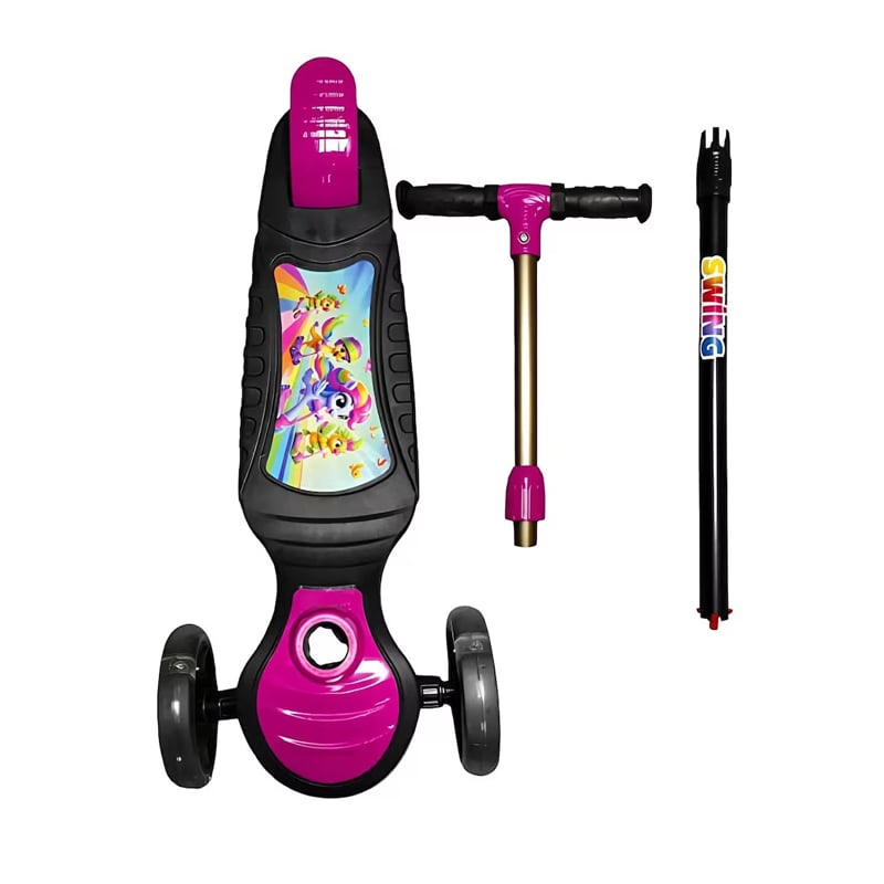 SWİNGSWİNG SCOOTER PEMBE IŞIKLI SWSCS5-18683318450792