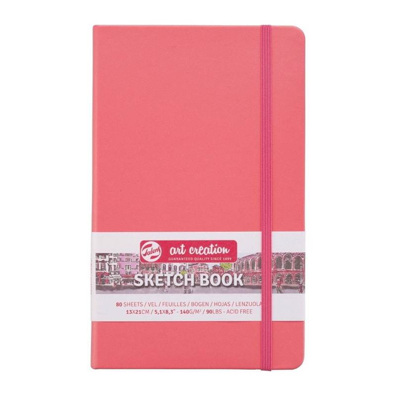 TALENSTAC SKETCH BOOK CORAL RED 13X21 140G3K.RT9314312M