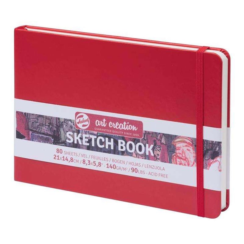 TALENSTAC SKETCH BOOK RED 14,8X21 140G3K.RT9314205M
