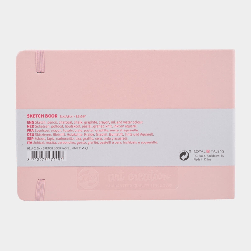 TALENSTalens Art Cre. Sketchbook Pastel Pink 21x153K.RT9314015M