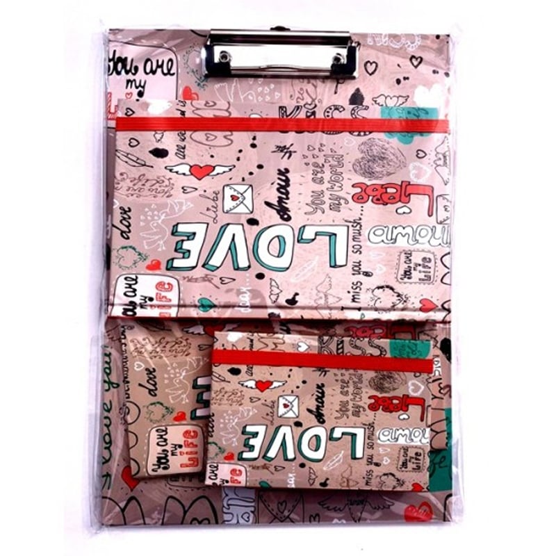 TİGRATİGRA SEKRETERLİK-DEFTER SETİ BEJ LOVE8699096121045