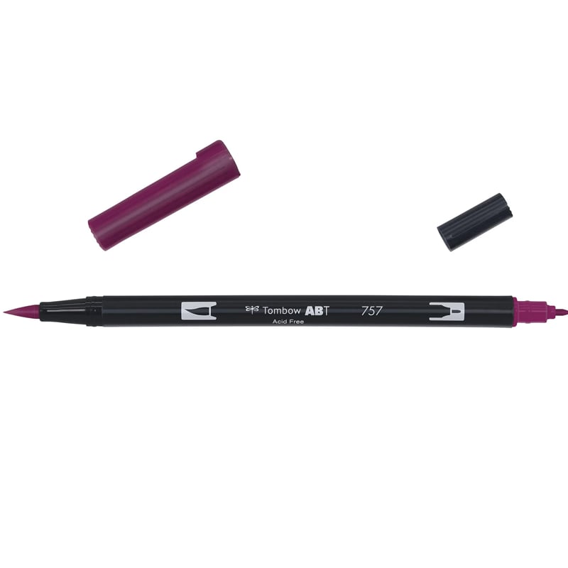 MarkasızTombow Abt Dual Brush Pen Çift Fırça Uç Çizim Kalemi 757273180-018