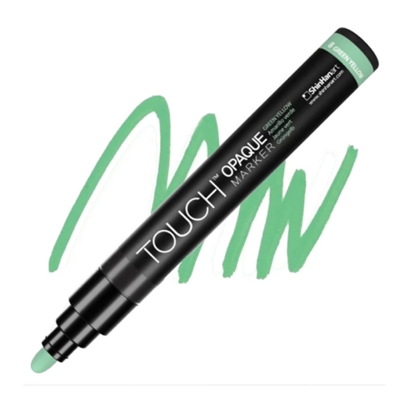 TOUCH TOUCH Opaque Marker - Medium Pack Green Yellow (8)3K.SH8610003-2019