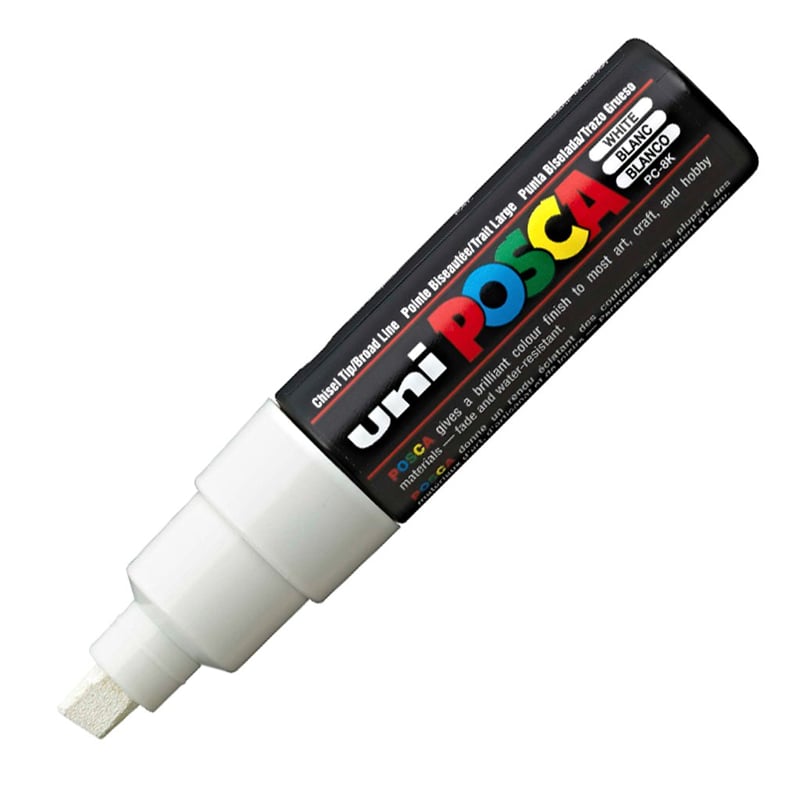 UNİBALLUNİ-BALL PC-8K-POSCA SU BAZLI MARKER BEYAZ 8,0Y00044997