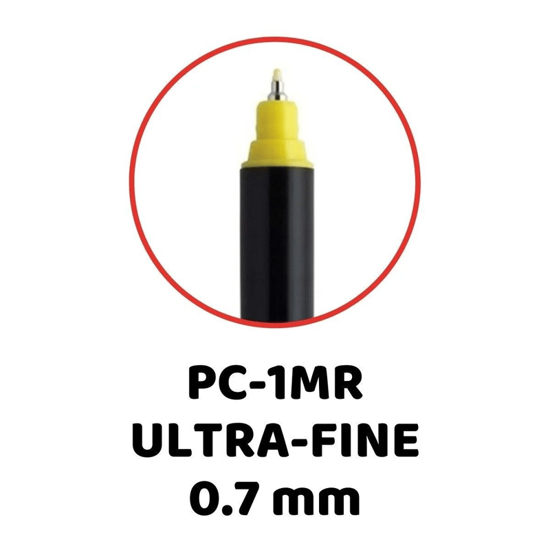 UNİBALLUNİ-BALL POSCA PC-1MR/8C SC SET 0.7 SU BAZLI POSTER MARKER SOFT RENKLER 8 Lİ4902778249246