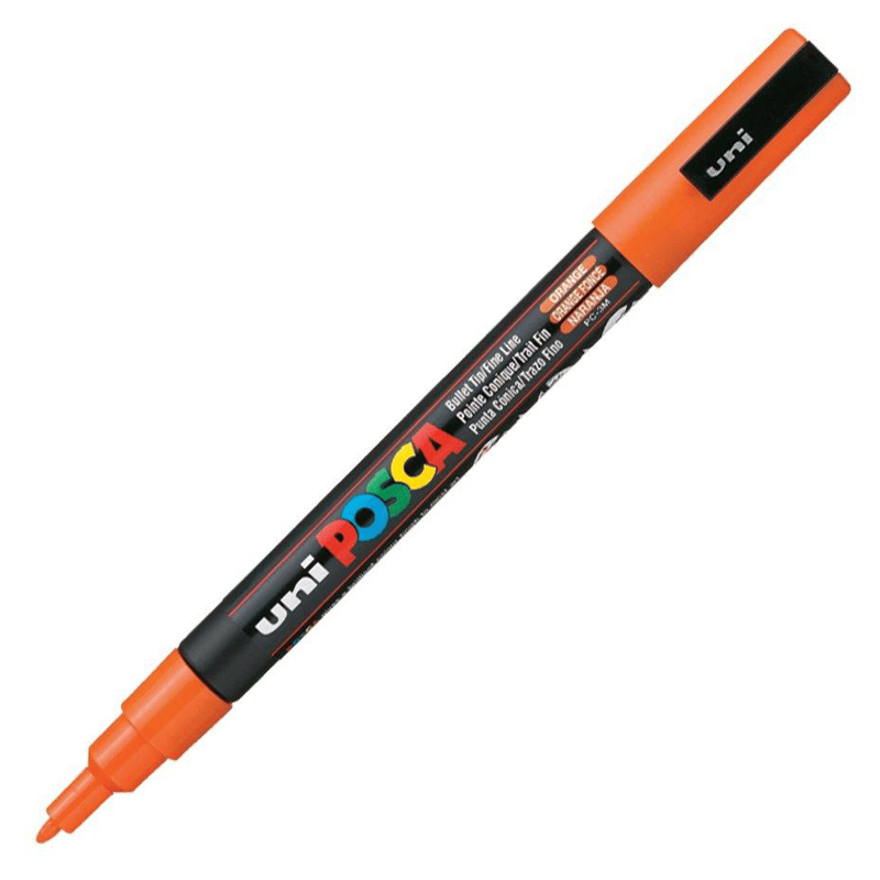 UNİBALLUni POSCA 0.9-1.3 Su Bazli Poster Markörü Turunc N4902778915851