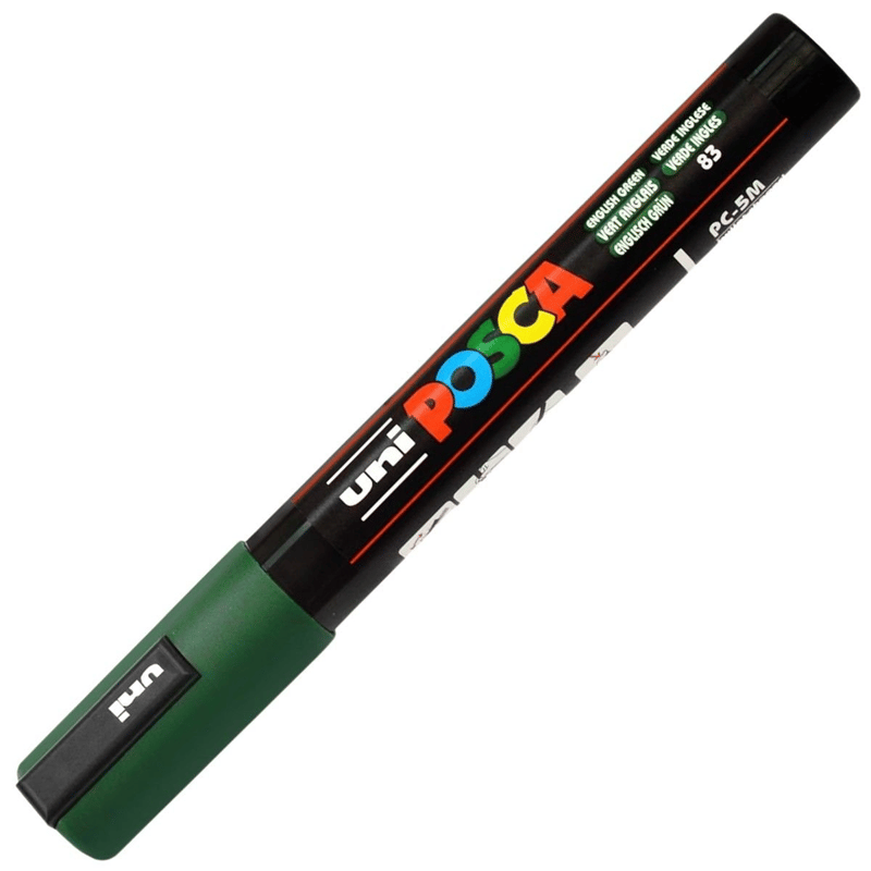 MarkasızUNİ POSCA 1.8-2.5 SUBAZLI BOYAMA MARKÖRÜ İNGİLİZ YEŞİLİ N4902778262559