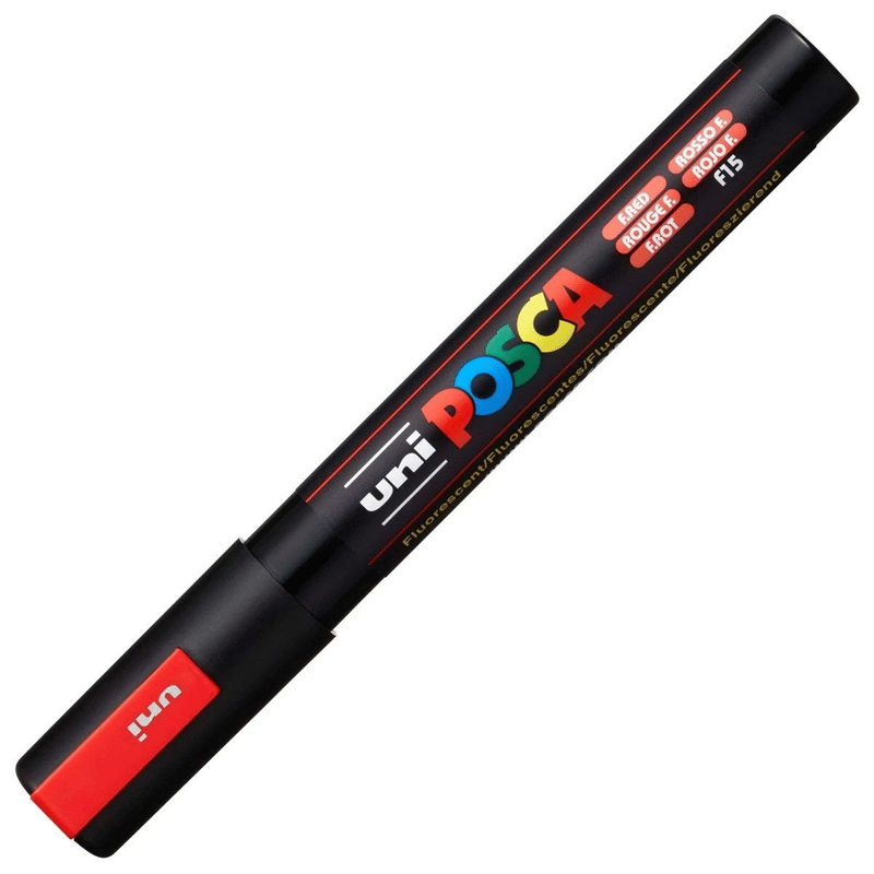 UNİBALLUni POSCA 1.8-2.5 SuBazl PosterMarkörü F.Kırmızı N4902778198049