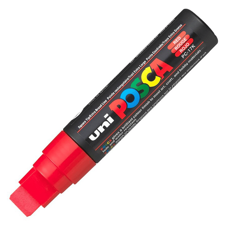 MarkasızUNİBALL PC-17K POSCA 15mm SU BAZLI POSTER MARKÖRÜ KIRMIZIY0002988