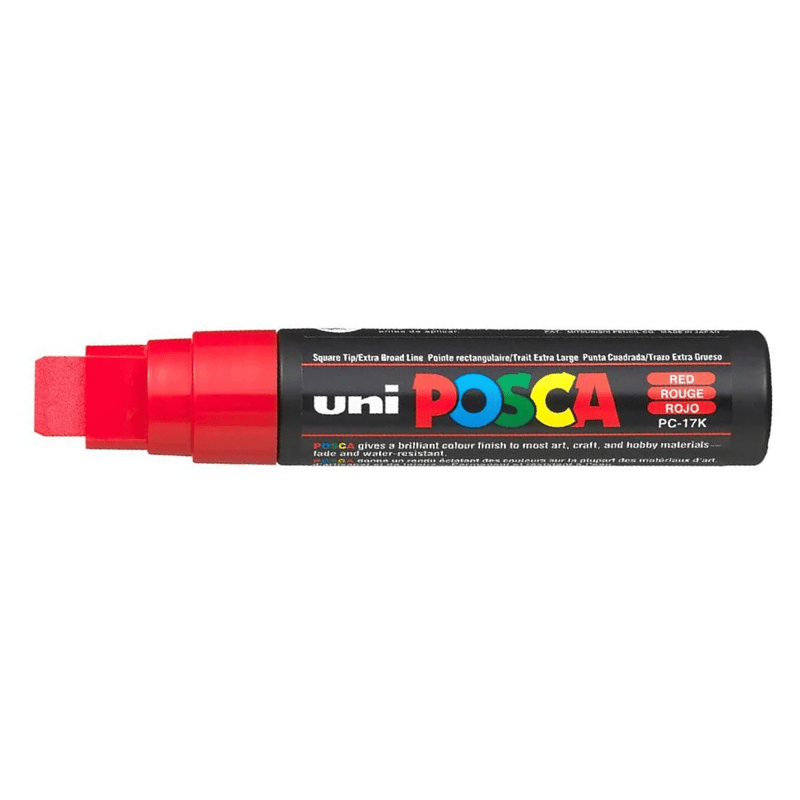 MarkasızUNİBALL PC-17K POSCA 15mm SU BAZLI POSTER MARKÖRÜ KIRMIZIY0002988