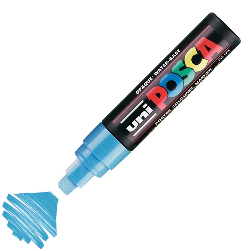MarkasızUNİBALL PC-17K POSCA 15mm SU BAZLI POSTER MARKÖRÜ MAVİY0002991