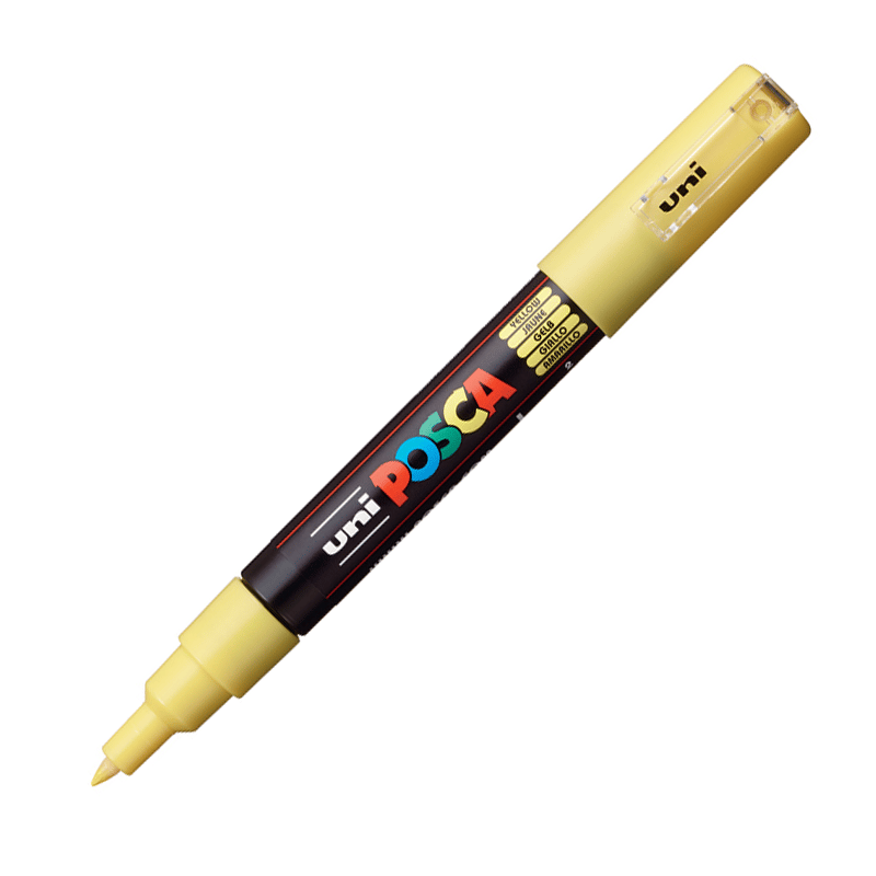UNİBALLUNİBALL PC-1M POSCA 0.7mm SU BAZLI POSTER MARKÖR YELLOWY0003064
