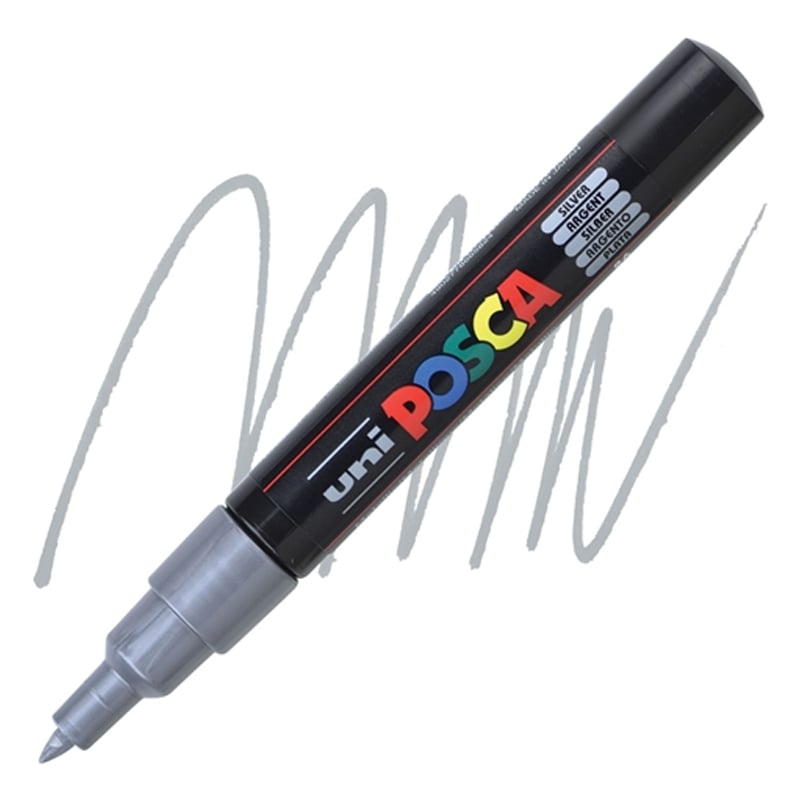 UNİBALLUNİBALL PC-1M POSCA SU BAZLI MARKER SİLVER 0,7287877-001