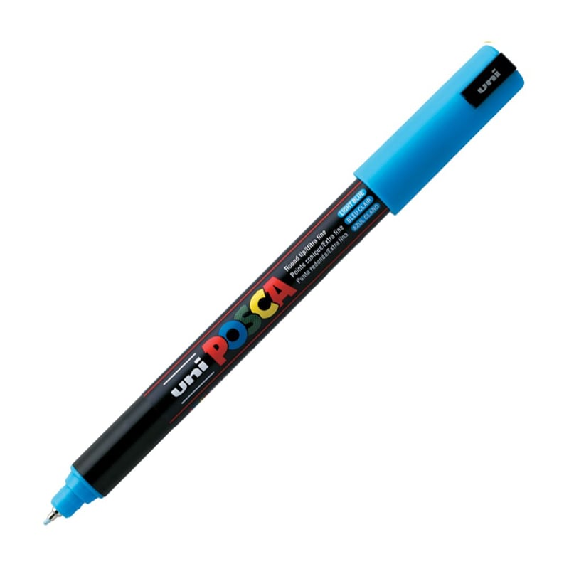 UNİBALLUNİBALL PC-1MR POSCA 0.7mm SU BAZLI POSTER MARKÖRÜ LIGHT BLUE287883-003