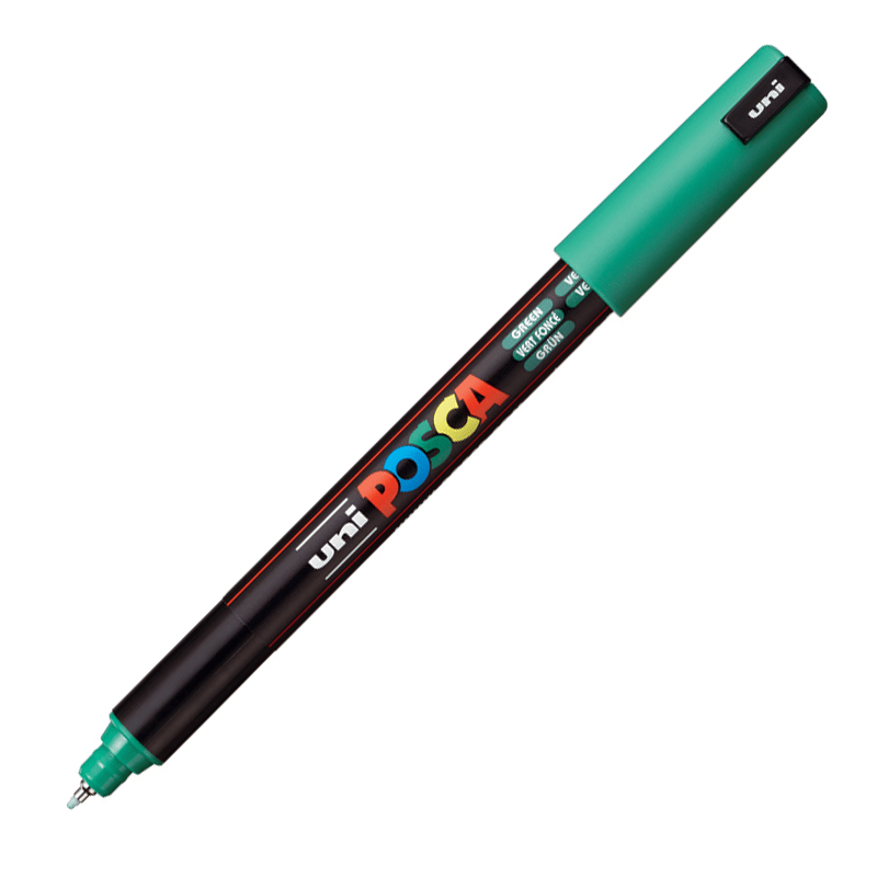UNİBALLUNİBALL PC-1MR POSCA 0.7mm SU BAZLI POSTER MARKÖRÜ GREEN287883-009