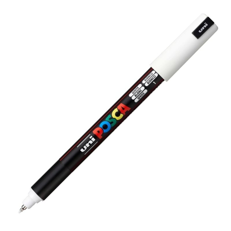 UNİBALLUNİBALL PC-1MR POSCA 0.7mm SU BAZLI POSTER MARKÖRÜ BEYAZ287883-001
