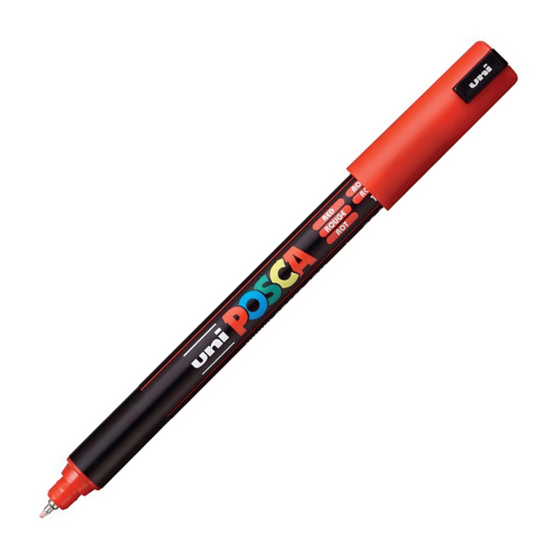 UNİBALLUNİBALL PC-1MR POSCA 0.7mm SU BAZLI POSTER MARKÖRÜ RED287883-004
