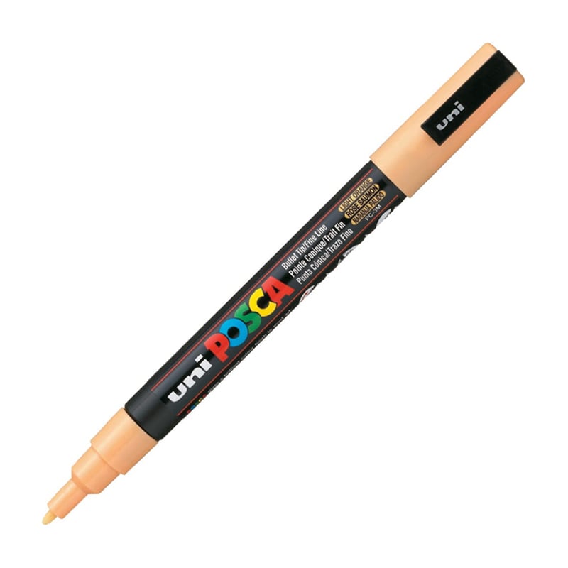 UNİBALLUNİBALL PC-3M POSCA 0.9-1.3mm SU BAZLI POSTER MARKÖR LIGHT ORANGEY0003051