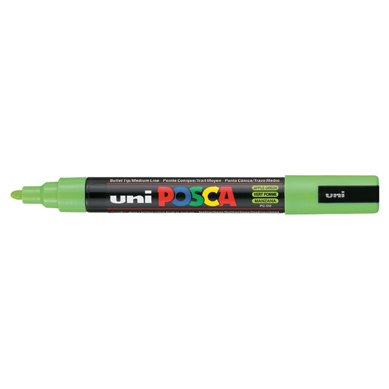 UNİBALLUNİBALL PC-5M POSCA 1.8-2.5mm SU BAZLI POSTER MARKÖR APPLE GREENY0003024