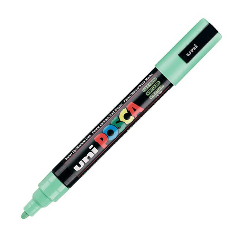 MarkasızUNİBALL PC-5M POSCA 1.8-2.5mm SU BAZLI POSTER MARKÖR LIGHT GREENY0003040