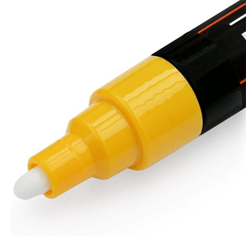 UNİBALLUNİBALL PC-5M POSCA 1.8-2.5mm METALİK SU BAZLI POSTER MARKÖR OKRA4902778262580