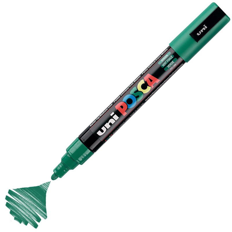 MarkasızUNİBALL PC-5M POSCA 1.8-2.5mm SU BAZLI POSTER MARKÖR GREENY0003041