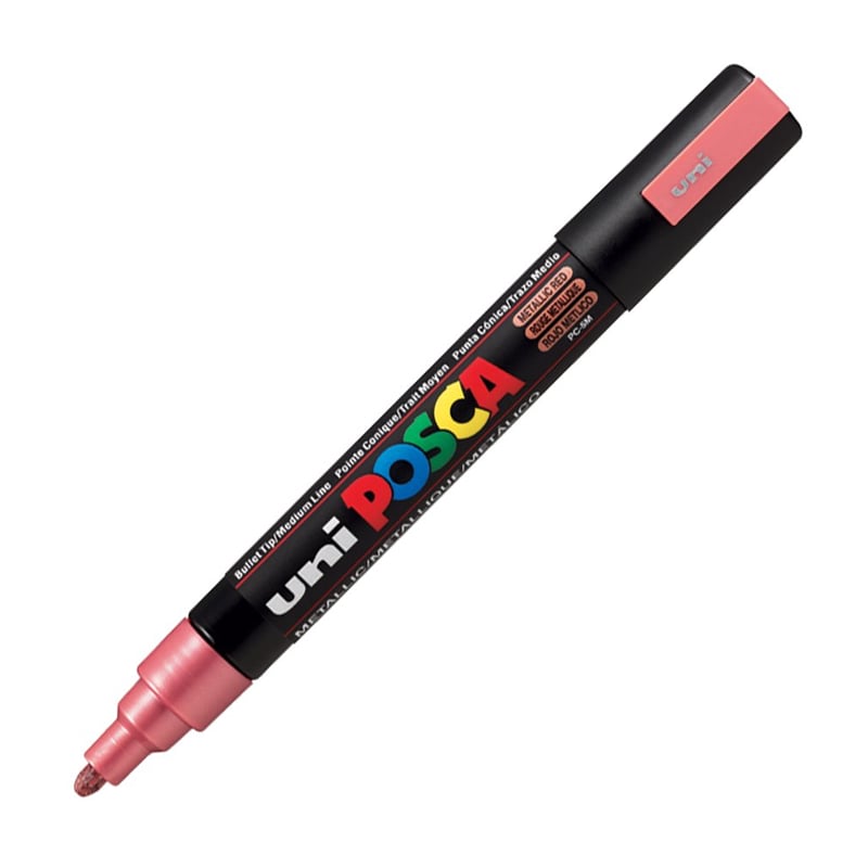 MarkasızUNİBALL PC-5M POSCA 1.8-2.5mm METALİK SU BAZLI POSTER MARKÖR REDY0003018