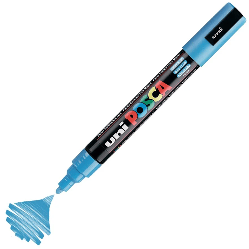 MarkasızUNİBALL PC-5M POSCA 1.8-2.5mm SU BAZLI POSTER MARKÖR LIGHT BLUEY0003029