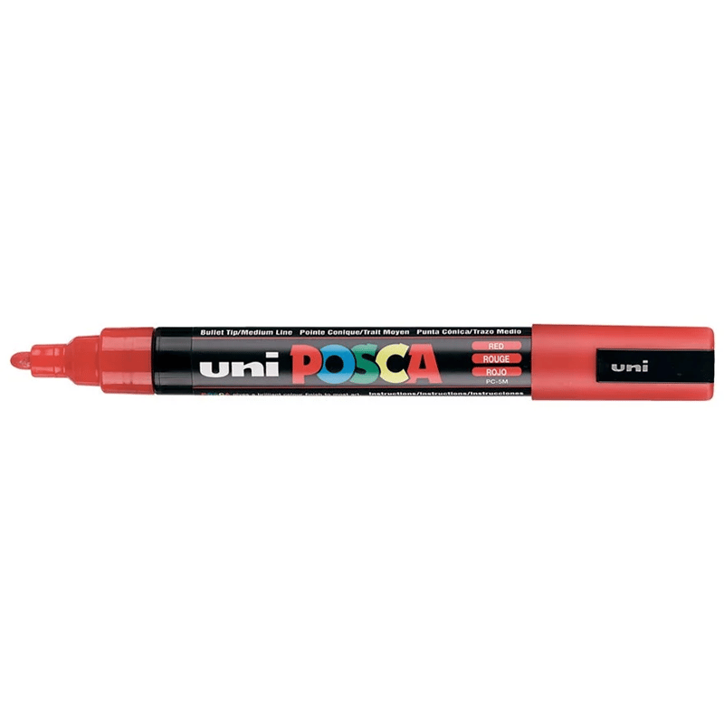 MarkasızUNİBALL PC-5M POSCA 1.8-2.5mm SU BAZLI POSTER MARKÖR REDY0003033