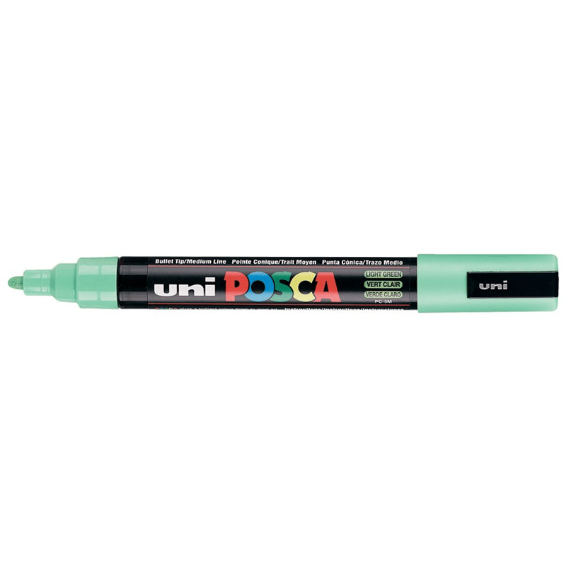 MarkasızUNİBALL PC-5M POSCA 1.8-2.5mm SU BAZLI POSTER MARKÖR LIGHT GREENY0003040