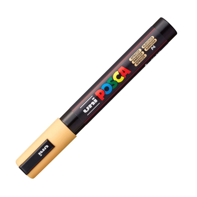 UNİBALLUNİBALL PC-5M POSCA 1.8-2.5mm  SU BAZLI POSTER MARKÖR APRICOT4902778249260