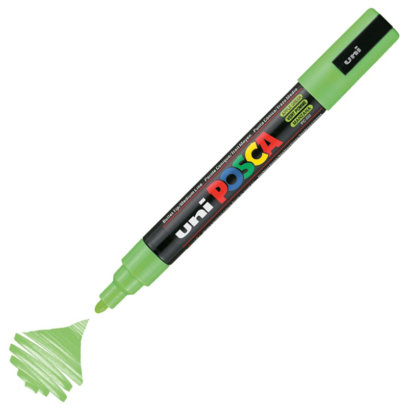 UNİBALLUNİBALL PC-5M POSCA 1.8-2.5mm SU BAZLI POSTER MARKÖR APPLE GREENY0003024