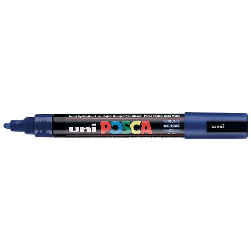 MarkasızUNİBALL PC-5M POSCA 1.8-2.5mm SU BAZLI POSTER MARKÖR BLUEY0003038